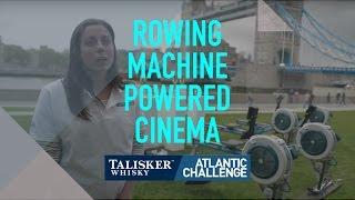 Talisker Challenge Ergo Powered Cinema: The world's first cinema to be powered by rowing machines