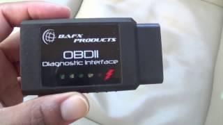 BAFX OBD II Code Reader Review | OBD2 Scanner First Use