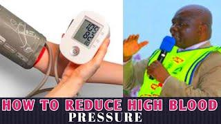 HIGH BLOOD PRESSURE REDUCE LIKE MAGIC@Alh.Suleiman @HamodaTrends