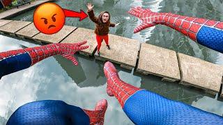 SpiderMan Escaping Angry Mom (Action POV)