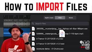 Import WAV/MP3 files in to GarageBand iOS (iPad/iPhone)