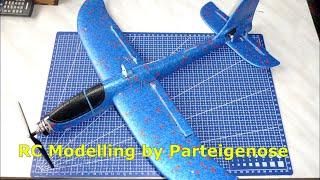 DIY Переделываем детский планер в р/у самолет (glider Multiplex Fox turned to RC plane)