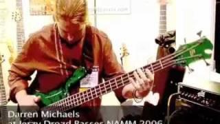 Darren Michaels playing at NAMM 2006 at Jerzy Drozd Basses booth