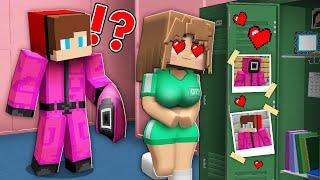 SQUID GAME Girl is in love with JJ Guard in Minecraft - Maizen