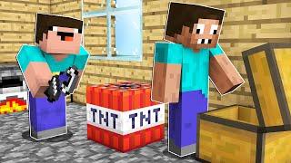 НУБ И ТОП 7 ПРАНКОВ НАД ПРО В МАЙНКРАФТ ! НУБИК ПРОТИВ ТРОЛЛИНГ ЛОВУШКА В MINECRAFT Дак Плей