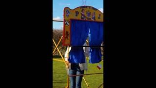 Building up a wooden booth