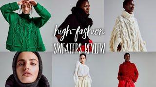 Вяжем СВИТЕРА с  ПОДИУМА : 1 часть / High-fashion sweaters review