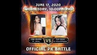 CBg Divina VS Tlp Cess - Bigo Live Official PK - Replay