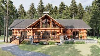 This Gorgeous Log Cabin Will Blow Your Mind !