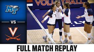 Middle Tennessee vs. Virginia Full Match Replay | 2024 ACC Volleyball