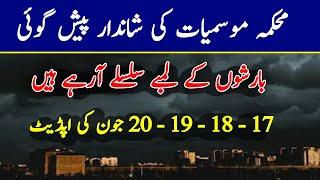 Pakistan Weather Forecast June 17-30 | Heatwave & Rain Alert for Major Cities | Monsoon 2025 Update