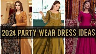 New Pakistani party wear dress 2024 / latest Pakistani fashion party wear dress/ Style by Saba