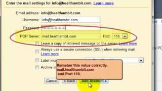 Gmail SMTP - Gmail SMTP server settings