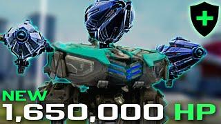 Highest HP Titan In WR History... WR Plated Durability Record - 1.6 Million HP | War Robots