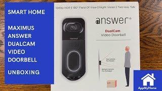 Maximus Answer DualCam Video Doorbell Unboxing