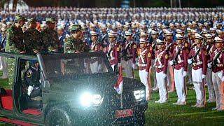 Presiden Prabowo Pimpin Upacara Parade Senja dan Jamuan Santap Malam, Magelang, 25 Okt 2024