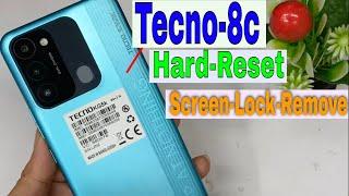 Tecno Spark 8c Hard Reset And Screen Lock Remove | Kg5k Android 11 6gb 64 hard reset