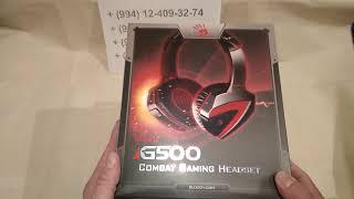 Наушники A4Tech Combat Gaming Bloody G500 (black+red) в Баку / Bakida