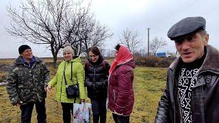 Украинское село.Едем домой.Гостинцы от Тани и Ларисы