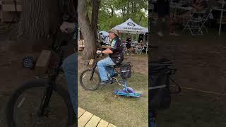This DIY Ebike is Half Bike & Half Onewheel