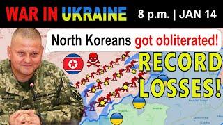 14 Jan: HILLS OF DEAD BODIES: Ukrainians DESTROY 4,000 NORTH KOREANS IN KURSK. | War in Ukraine