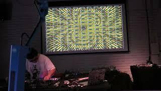 ESSVUS 3 10 24 w VJ Franz K Projections at Coaxial LA Synths and Beats D S2080004