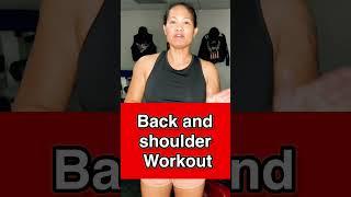 Back and Shoulder Workout | Upper Body Workout #shorts #workoutmotivation