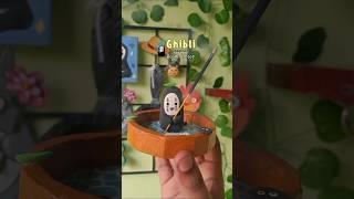 Ghibli inspired Diy ideasEasy Cardboard crafts#viralvideo #ghibli #diy #superclay #clay