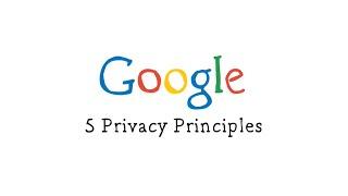 Google's Privacy Principles