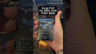 0.8% Surge Foil! - Lord of The Rings Collector Booster, Magic the Gathering #magicthegathering #mtg