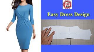 Thiết Kế Đầm Xoắn Eo | How to Cut and Sew - Front Twist Knot Dress | Viet Hien 2 #37