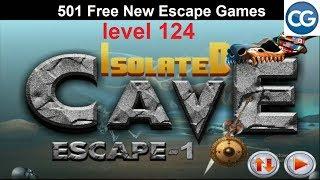 [Walkthrough] 501 Free New Escape Games level 124 - Isolated cave escape 1 - Complete Game