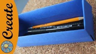 Origami pencil box - How to