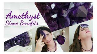 Amethyst Stone Benefits| Amethyst Benefits of wearing Placement & Cleansing🟣🟣