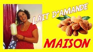 Comment faire son LAIT D'AMANDE maison : recette FACILE et RAPIDE