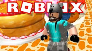 SLIDING DOWN A TONGUE?!?! | Escape Candy World Obby | ROBLOX