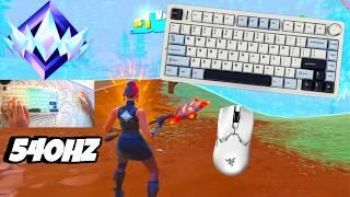 Aula F75 ASMR Unreal Ranked  Satisfying Keyboard Fortnite 540 FPS Smooth 4K