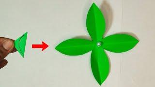 Easy and Quickly Paper Flower Making Craft | How To Make Paper Flower | Craft Ideas.