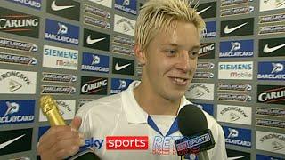 Alan Smith after a Man of the Match performance for Leeds against Manchester United