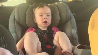 'Oh No... Poop!' - 2 y/o girl makes stinky revelation during car ride || WooGlobe