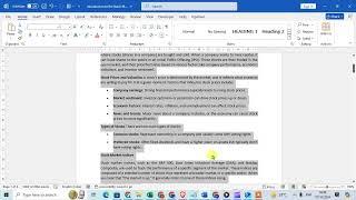 How To Select Data In Word Document