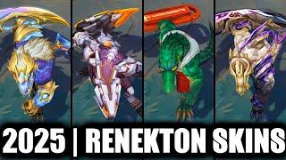ALL RENEKTON SKINS SPOTLIGHT 2025 | League of Legends