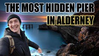 THE MOST HIDDEN PIER IN ALDERNEY  Bailiwick of Guernsey.