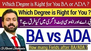 BA vs ADA | Which Degree is Right for You ?