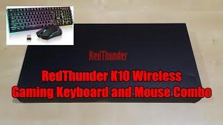 RedThunder K10 Wireless Gaming Keyboard and Mouse Combo