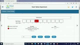 Linear probing Demonstration