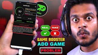 Game Booster 4X Faster Add Game Problem | Game Booster Me Game Kaise Add Kare