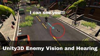 Unity3D | Enemy Vision & Hearing | Enemy Eyes with Angle