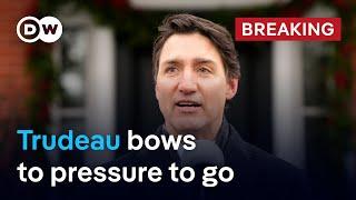 Canada's Prime Minister Justin Trudeau to step down, cites party in-fighting | DW News