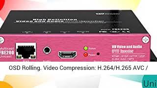 FMUSER FBE200 H.264/H.265 HDMI Encoder Video Encoder IPTV Encoder Live Broadcast LAN 1080P Support